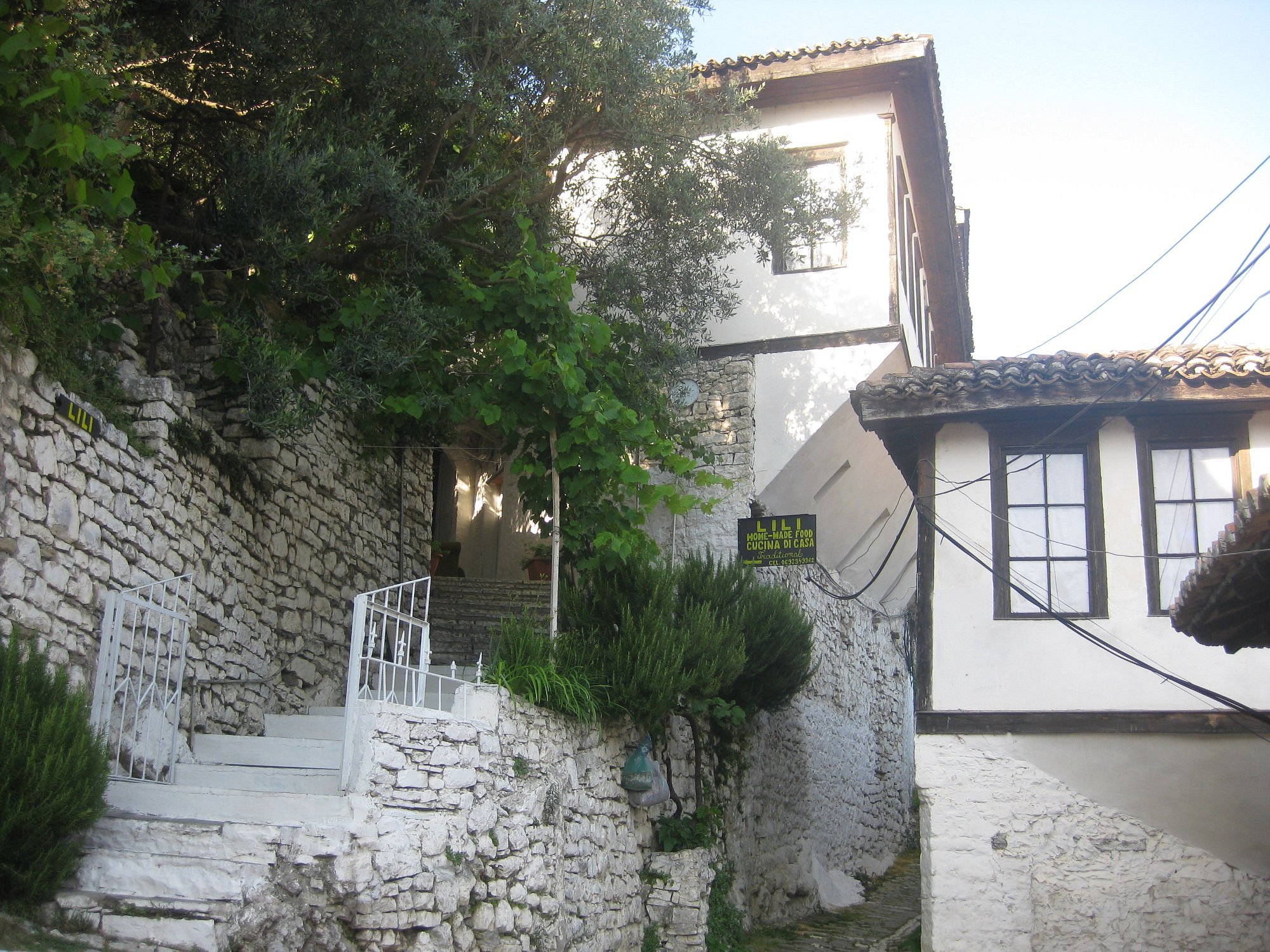 Albanian hospitality that bring travelers from around the world to Lili’s backyard restaurant.